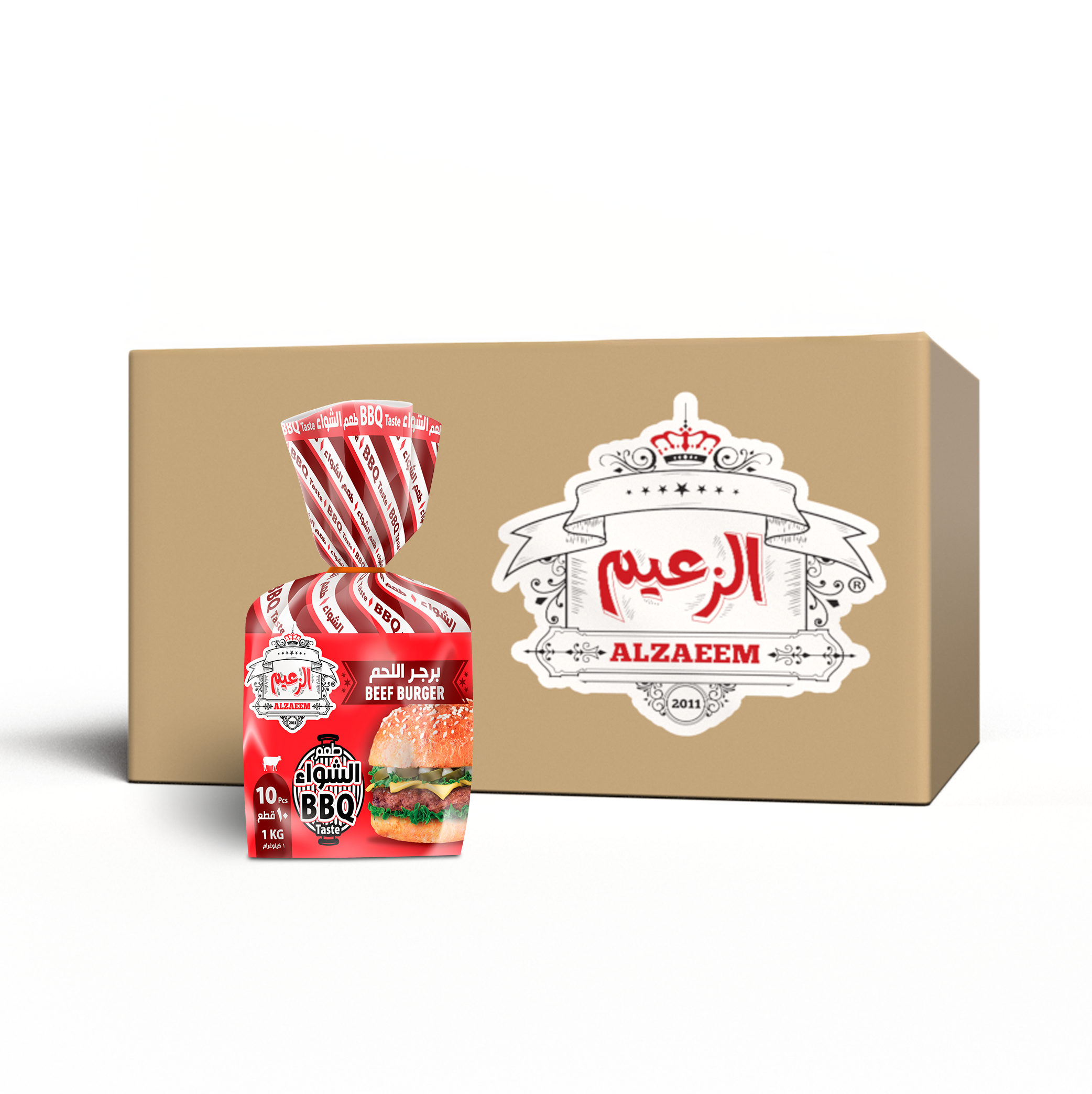 BBQ Beef Burger 100g 6 PCS