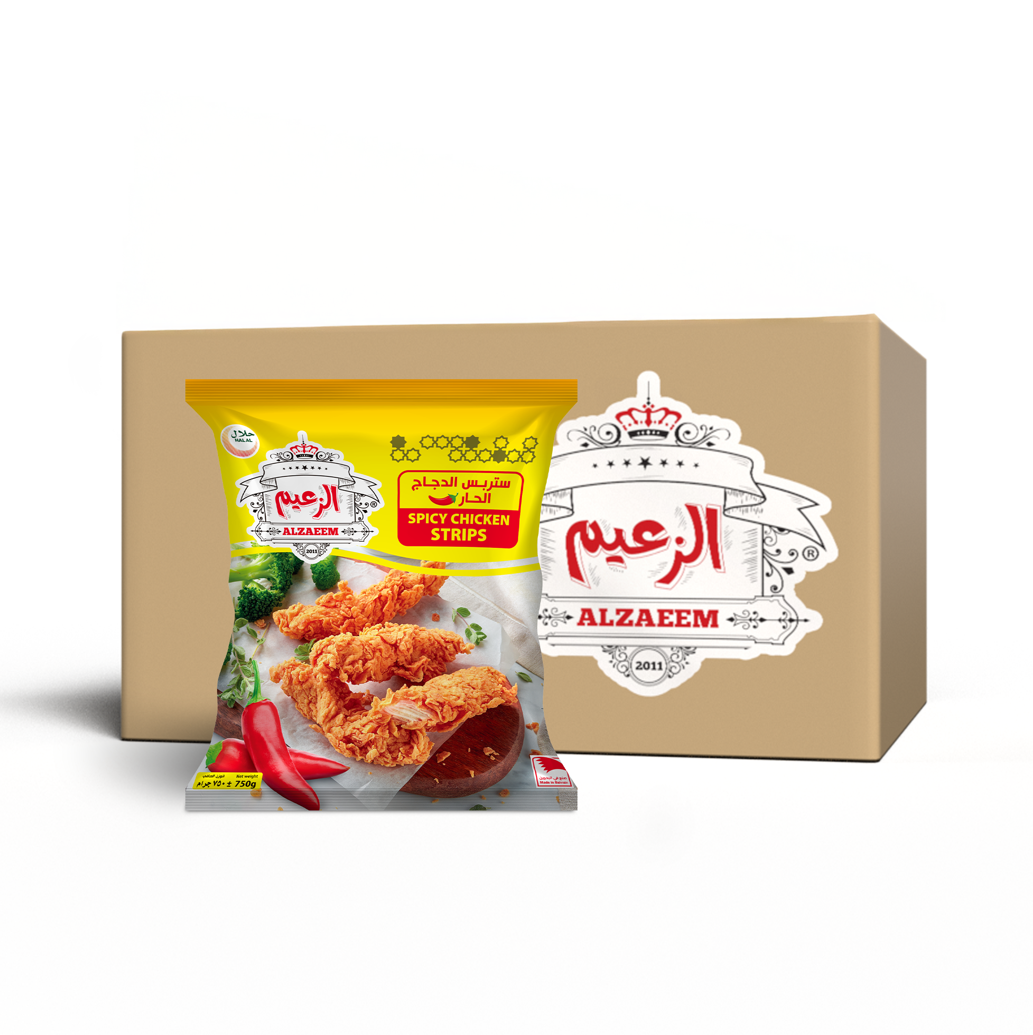 Chicken Strips spicy 7.5Kg